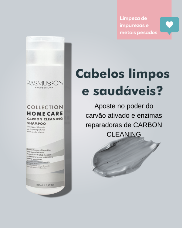 KIT HOME CARE SHAMPOO CARBON CLEANING + MOISTURE MASK - Imagem 2