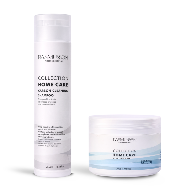 KIT HOME CARE SHAMPOO CARBON CLEANING + MOISTURE MASK