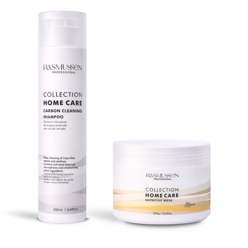 KIT HOME CARE SHAMPOO CARBON CLEANING + NUTRITIVE MASK
