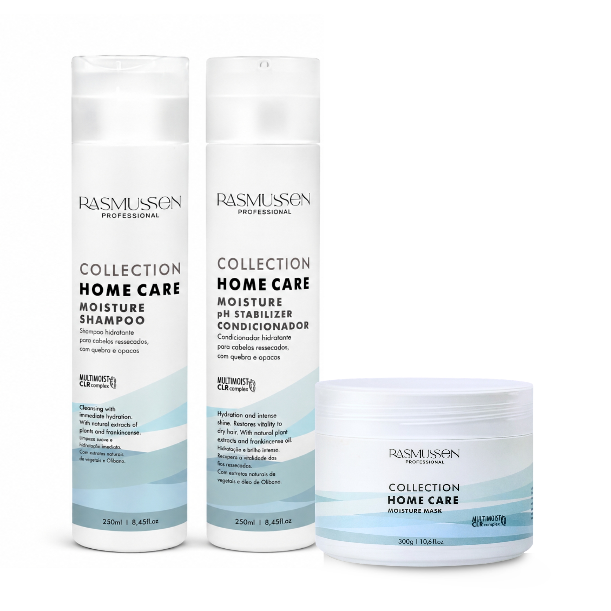 KIT MOISTURE HOME CARE - SHAMPOO+ COND + MASK